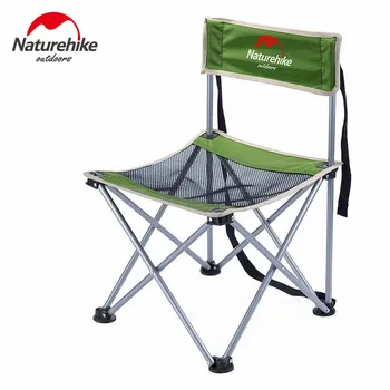 Naturehike Ultralight sulankstomoji Kėdė 1.3 kg Nešiojamų Atlošas Žvejybos Kėdė 145kg Talpa Iškylą Kempingo Paplūdimys Kelionės Įranga