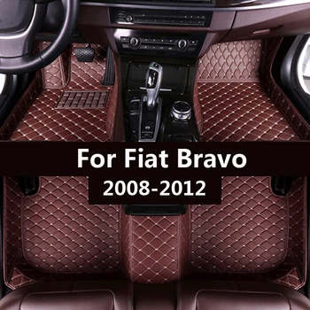 Automobilio grindų kilimėliai Fiat Bravo 2008 m. 2009 m. 2010 m. 2011 2012Custom auto pėdų Pagalvėlės automobilių kilimų dangtis