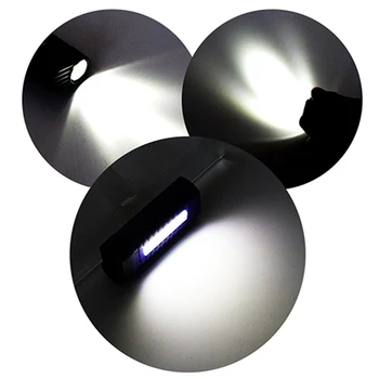 ZK25 EDC Nešiojamas žibintuvėlis USB COB LED Žibintuvėlis Įkraunamas super Šviesus Kišeninis Žibintuvėlis 2 Režimai Kempingas darbo Lemputė Šviesos