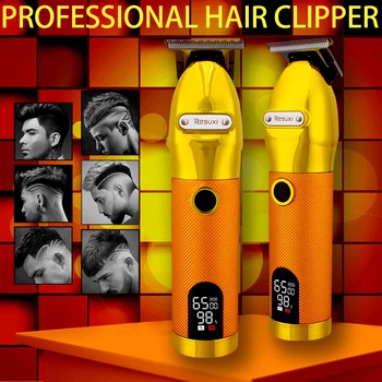 Naujas profesionalus kirpėjas clipper plaukų žoliapjovės elektrinis skustuvas vyrams žoliapjovės vyrų vejapjovė plaukų pjovimo staklės barzda žoliapjovės