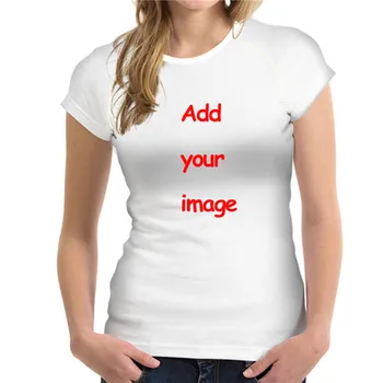 Individualų Įvaizdį LOGOTIPAS Spausdinti Moterų Atsitiktinis Marškinėliai Prekės ženklo Drabužių Moterims Trumpas Rankovėmis Kvėpuojantis Marškinėlius katė Moterų Fitneso Viršūnės