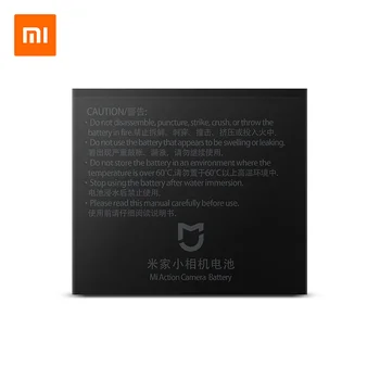 Originalus 1450mAh 3.8 V Įkrovimo Baterija Xiaomi Mijia baterijas Mini 4K Veiksmų Kamera, Atsarginės Dalys, Priedai Kroviklis