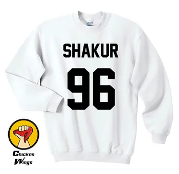Shakur 96 Marškinėliai Tupac 2PAC Marškinėliai Crewneck Palaidinukė Unisex Daugiau Spalvų XS - 2XL