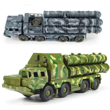 4D Surinkti Rusijos Karinės S300 Raketų Sistemos Radaro Transporto priemonės, Plastikinės Surenkamos Sunkvežimis Dėlionė Kūrimo Rinkinį Karinės Automobilio Modelį Žaislas