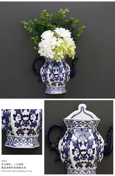 Keraminės Sienų Apdailos Sienos Gėlių kompozicijų Jingdezhen Keramikos Mėlynos ir Baltos spalvos Porceliano Namų Dekoracijos