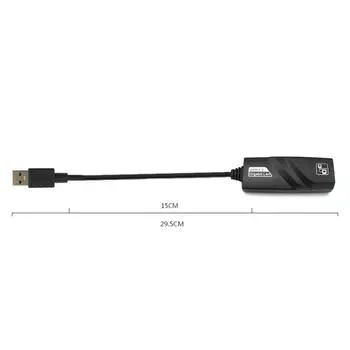 NAUJAS Atvykimo USB 3.0 Gigabit Ethernet RJ45 LAN (10/100/1000) Mbps Tinklo Adapteris, Skirtas Nešiojamas KOMPIUTERIS