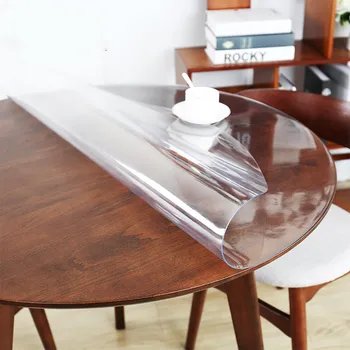 2.0/3.0 mm skaidraus pvc staltiesė atspari vandeniui staltiesė apvali staltiesė stalo dangtis sofa stiklo kristalų valdybos placemats pagalvėlės