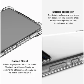 Poco M3 M 3 Crystal Atveju IMAK 360 Visas Apsaugos Atgal Shell Xiaomi Poco M3 Atveju Skaidrus Telefono Dangtelį Mi Poco 3M Funda