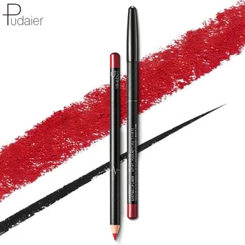 12pcs/pak Pudaier matinis lūpų pieštuku linijinės sexy raudona rožinė vampyras lūpų dažai, vandeniui ilgalaikis batom nuogas lipliner nustatyti PD043