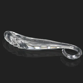 Stiklinis Analinis kaištis užpakalis kištukai aišku, Suaugusiųjų Moterų žaidimas Klitorio makšties Masturbacija Erotinis sekso kieme kamštis