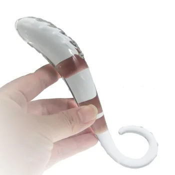 Stiklinis Analinis kaištis užpakalis kištukai aišku, Suaugusiųjų Moterų žaidimas Klitorio makšties Masturbacija Erotinis sekso kieme kamštis