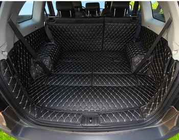 Aukštos kokybės! Pilnas komplektas automobilio bagažo skyriaus kilimėliai Chevrolet Captiva 7 sėdimos vietos 2018-2006 patvarus įkrovos kilimai linijinių krovinių Captiva 2012
