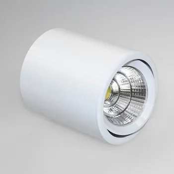 Pritemdomi LED Šviestuvai 9W 7W 12W 15W COB LED Lubų šviestuvas Apšvietimas AC85-265V LED Sienos Lempos Šilta Šalta Balta Patalpų Apšvietimas