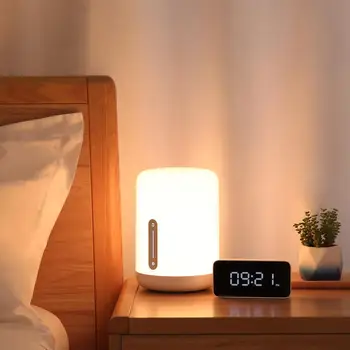 Xiaomi Mijia Naktiniai staleliai, Lempa, 2 Smart Lentelė LED Naktį Bluetooth WiFi Touch Panel Kontrolės mihome APP Led šviesos 