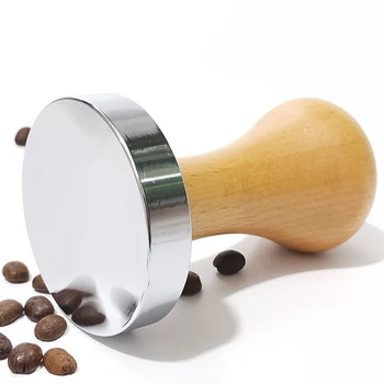 51mm 58mm Medinis Kavos Suklastoti Barista Espresso Bazės Kavos Pupelių Paspauskite Nerūdijančio Plieno Butas Bazės Profesinės Kavos Pupelių Paspauskite