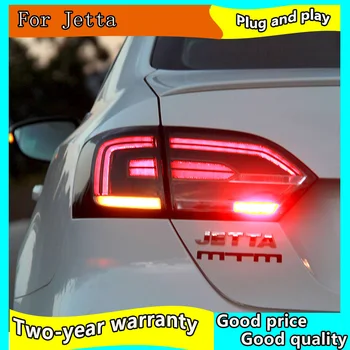 Automobilio Stilius vw jetta LED galiniai žibintai GLI MK6 LED galiniai žibintai stovėjimo NCS vw jetta led galiniai žibintai automobilio stiliaus