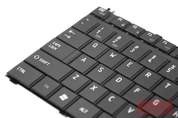 Naujas pakaitalas TOSHIBA Qosmio F60 F750 F755 anglų nešiojamojo kompiuterio klaviatūra
