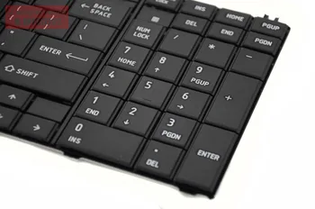 Naujas pakaitalas TOSHIBA Qosmio F60 F750 F755 anglų nešiojamojo kompiuterio klaviatūra