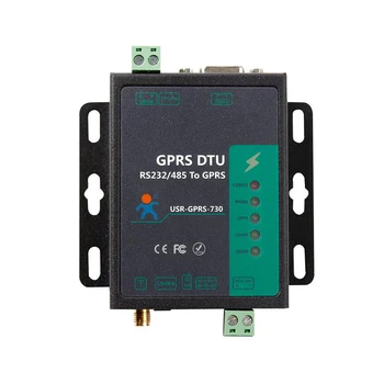 Pramonės duomenų perdavimo valdytojas USR-GPRS-730 RS232 / RS485 GSM Modemus Paramos GSM/GPRS GPRS į Serial Konverteris