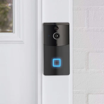 WiFi Smart Security DoorBell Belaidžio Vaizdo Domofonas Tuya Nuotolinio Stebėjimo su Alexa Parodyti 2 & Home 