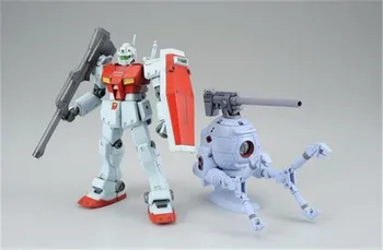 BANDAI GUNDAM HGUC RGM-79C GM C TIPO & RB-79C KAMUOLYS C TIPO Gundam modelį, vaikai surinkti Robotas Anime veiksmų skaičius, žaislai