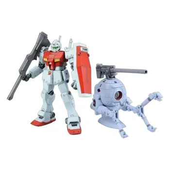 BANDAI GUNDAM HGUC RGM-79C GM C TIPO & RB-79C KAMUOLYS C TIPO Gundam modelį, vaikai surinkti Robotas Anime veiksmų skaičius, žaislai