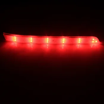 ANGRONG 2 Raudonųjų Lęšių LED Galinio Bamperio Atšvaito Uodega Stop Žibintas VW T5 Transporter 12-16