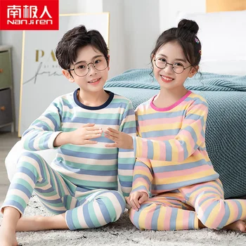 Nanjiren vaikas drabužiai vaikams, šiltas pajama kostiumas nustatyti, Aksominė pieno skiautelėmis šiltas kūdikio kombinezonas atsitiktinis, patogus, kvėpuojantis pižama