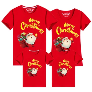 Mados Šeimos derinti drabužius šeimos kalėdos drabužiai atitinkančių šeimos komplektus Dukra vatos Pagaliukai baby girl drabužiai