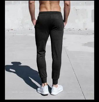 Poilsiu Vyrų Kietas spausdinimo Vyrų Haremas Kelnės 2020 M. Vasaros Sporto Atsitiktinis Kulkšnies Ilgis Mens Kelnės Streetwear Slim Vyrų Kelnės