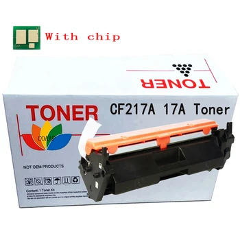 1pk Pakeitimo CF217A 17A Black Tonerio kasetė hp LaserJet Pro M102a M102w MFP M130A M130fn M130fw M103nw + chip