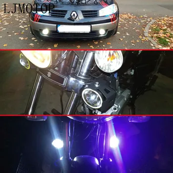 125W Motociklo priekinis žibintas 3000LM artimąsias Flash U7 šviesos diodų (LED) pagalbiniai Už Kawasaki KDX250 Už KTM 790 Nuotykių 1190 Adventure