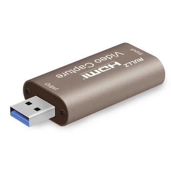 RULLZ Mini 4K USB 2.0 3.0 HDMI Video Capture Card 1080P 60FPS Plokšte, Telefono, Kompiuterinių Žaidimų Įrašymas Box Live Transliacijos Transliacijos