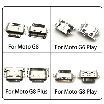 100vnt Įkroviklis, Micro USB Įkrovimo Uosto Doke Uosto Jungties Lizdas Motorola Moto G3 G4 G5 G5S G5S G6 G7 Plius G8 Galia Žaisti