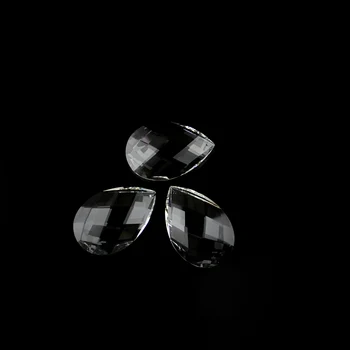 38mm-89mm Tinklelio Formos Kabinti Stiklo Sietynas Drop Crystal Migdolų Pendant Crystal Dalys