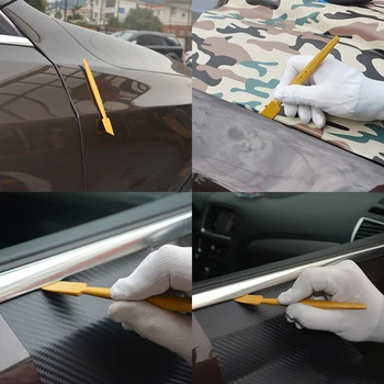 EHDIS 7pcs Automobilių Lipdukas Stilius Įrankis Nustatyti Vinilo Decal Lapas Kino Wrap Magnetinis antgalis langams Krašto Auto Automobilis Vyniojimo Magnetas Prilimpa Įrankiai