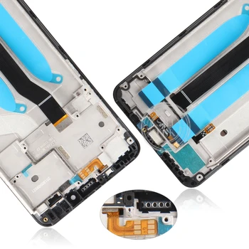 5.45 Už Xiaomi Redmi 6A Ekrano Matricos Touch Xiaomi REDMI 6A Ekrano skaitmeninis keitiklis Asamblėjos Redmi 6 LCD Ekranas Su karkasu