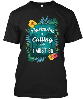 Vyrų marškinėliai Barbadosas Skambina, Ir aš Turi Eiti tshirts Moterys t-shirt