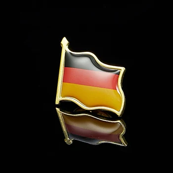 10VNT Vokietija Šalies Vėliava, Emalio Hat Pin Sagė Atvartas vokietijos Pasididžiavimas Sagė