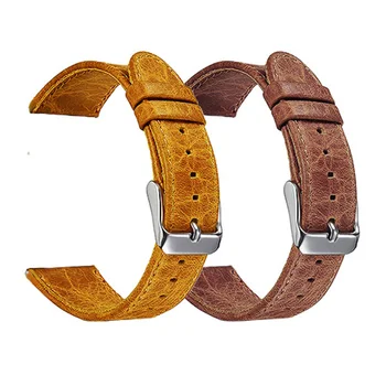 FOHUAS Crazy horse odos Watchband Samsung pavarų s3 riešo Smart Watch Band Nuorodą Dirželis Apyrankės Watchband už iWatch