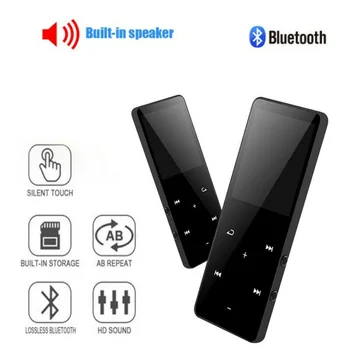 Bluetooth 5.0 Lossless MP3 Grotuvas 16GB HiFi Nešiojamųjų Garso Walkman Su FM Radijas, EBook, Diktofonas, MP3 Muzikos Grotuvas