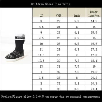 Mergaičių kojinės ir batai mėgintuvėlyje, 2020 m. rudens ir žiemos nauja vaikų batai atsitiktinis mados ruožas batai