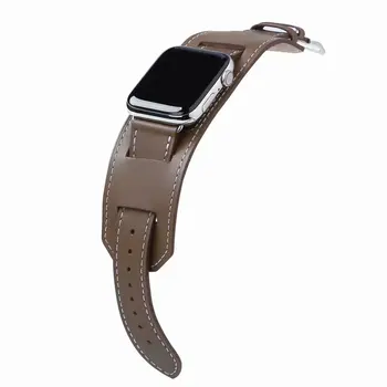 Prabanga Originali Leathert Dirželis iWatch Series 5 4 3 2 1 Manžetai Watchband Apple Watch Band 42mm 38mm 40mm 44mm Apyrankę Diržas