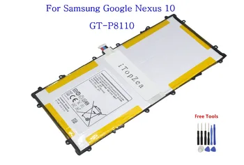 ITopZea 1x 9000mAh Bateriją SP3496A8H Samsung Google Nexus 10 GT-P8110 P8110 HA32ARB Tablet Akumuliatorius + Tooks rinkinys