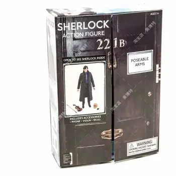 Kino filmo Detektyvas Šerlokas Holmsas 22 1 B Benedict Cumberbatch su Telefono Smuikas Kaukolė Veiksmų Skaičius, Žaislai