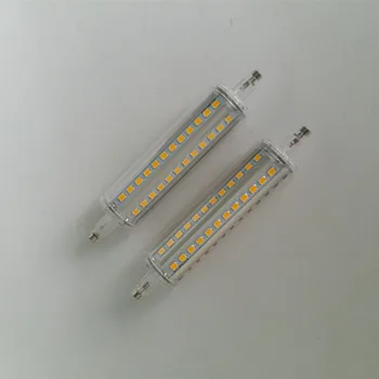 Nemokamas pristatymas pritemdomi 10W 118mm LED lemputė R7S J118 R7S lempa 360 laipsnių kampu, puikiai pakeisti halogeninės lempos, AC85-265V