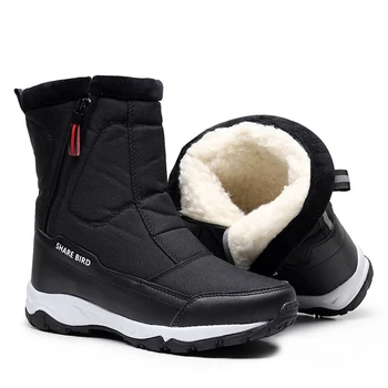 Vyrai žieminiai batai 2020 naujas tirštėti kailiniai šilti žieminiai batai vyrų sniego batai vyriški neslidus lauko batai aukštos kokybės