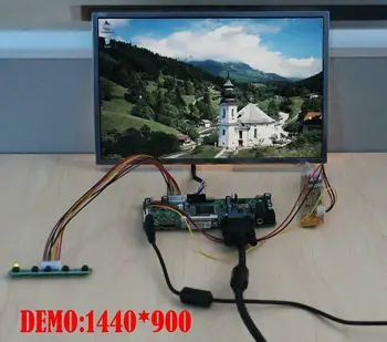 Yqwsyxl Kontrolės Valdyba Stebėti Rinkinys CLAA154WB05AN HDMI + DVI + VGA LCD LED ekrano Valdiklio plokštės Tvarkyklės