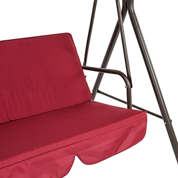 Terasa Sūpynės Kėdė Padengti 2 Vnt / Komplektas Universalus Sodo Kėdės Dulkėms 3-Vietų Lauko Dangtelis (Raudonas)