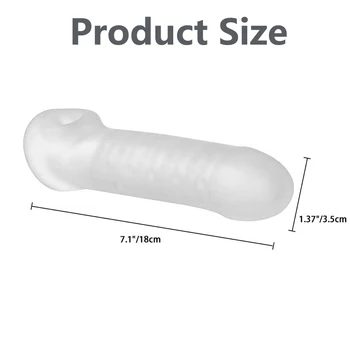 Daugkartinis Prezervatyvas Vyro Penis Rankovės Dildo Plėtros Vyrų Gaidys Žiedas Penis Extender Prezervatyvą Intymių Prekių Vyrų Sekso Žaislų Parduotuvė